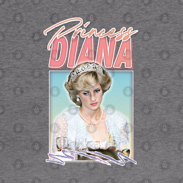 Princess Diana /// Retro 90s Fan Art by DankFutura